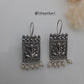 Ganesh Mudra Dangler Earrings