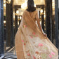 Buy Beige Linen Sarees Online STORI