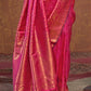 Pristine Pink Dual Shade Handloom Woven Silk Saree  Shop KanjiVaram Sarees Online in India & USA
