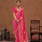 Pristine Pink Dual Shade Handloom Woven Silk Saree  Shop KanjiVaram Sarees Online in India & USA