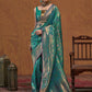 Rama Green Handloom Woven Silk Saree Shop Kanjivaram Sarees Online in India & USA