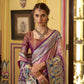 Shop Pink Banarasi Silk Saree Online-STORI