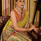 By Yellow Banarasi Silk Saree Online-STORI