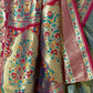 Shop Grey Banarasi Silk Saree Online-STORI