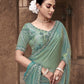 Shop Green Tissue Silk Saree Online-STORI