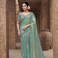 Shop Green Tissue Silk Saree Online-STORI