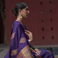 Purple Banarasi Sarees Shop Online- STORI