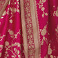 Rani Pink Banarasi Silk Saree Online in India