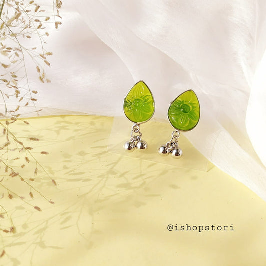 Green Small Dailywear Earrings