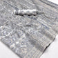 Pale Grey Kafreen Kani Handloom Woven Silk Saree