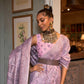 Pink Panther Pink Kafreen Kani Handloom Woven Silk Saree
