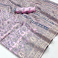 Pink Panther Pink Kafreen Kani Handloom Woven Silk Saree