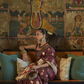  Brown Satin Silk Sarees Online STORI