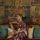 Brown Satin Silk Sarees Online STORI