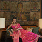 Pink Satin Silk Sarees Online STORI