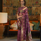 Mauve Satin Silk Sarees Online STORI
