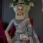 Shop Grey Silk Sarees Online STORI