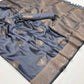 Shop Grey Silk Sarees Online STORI
