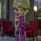 Shop Purple Silk Sarees Online STORI