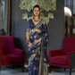 Shop Blue Silk Sarees Online STORI