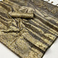 Shop Metallic Black Banarasi Saree Online - STORI