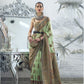  Buy Green Kashmiri Silk Sarees Online-STORI