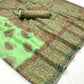  Buy Green Kashmiri Silk Sarees Online-STORI