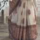 Buy White Kashmiri Silk Sarees Online-STORI