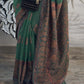 Buy Green Kashmiri Silk Sarees Online-STORI