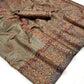 Buy Grey Kashmiri Silk Sarees Online-STORI