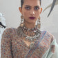 Buy Blue Kashmiri Silk Sarees Online-STORI