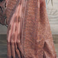 Buy Peach Kashmiri Silk Sarees Online-STORI