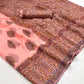 Buy Peach Kashmiri Silk Sarees Online-STORI