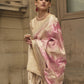 Flamingo Pink Satin Silk Saree Online in India