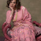Flamingo Pink Jamdani Saree Online in India & USA
