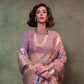 Light Purple Jamdani Saree Online in India & USA