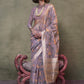Light Purple Jamdani Saree Online in India & USA