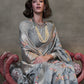Light Grey Jamdani Saree Online in India & USA