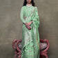 Pear Green Jamdani Saree Online in India & USA