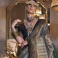 Shop Grey Zari Tissue Silk Sarees Online - STORI