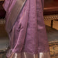 Buy Pastel Mauve Color Banarasi Sarees Online - STORI