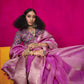Shop Pink Zari Tissue Silk Sarees Online - STORI