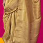 Shop Yellow Zari Tissue Silk Sarees Online - STORI