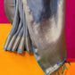 Shop Blue Zari Tissue Silk Sarees Online - STORI