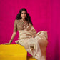 Shop Cream Zari Tissue Silk Sarees Online - STORI