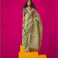 Shop Green  Zari Tissue Silk Sarees Online - STORI