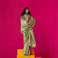 Shop Green  Zari Tissue Silk Sarees Online - STORI
