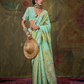Shop Green Banarasi Saree Online-STORI
