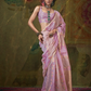 Buy Pink Banarasi Saree Online-STORI