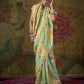 Buy Olive Banarasi Silk Saree Online-Story
